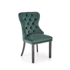 MIYA CHAIR, BLACK / DARK GREEN